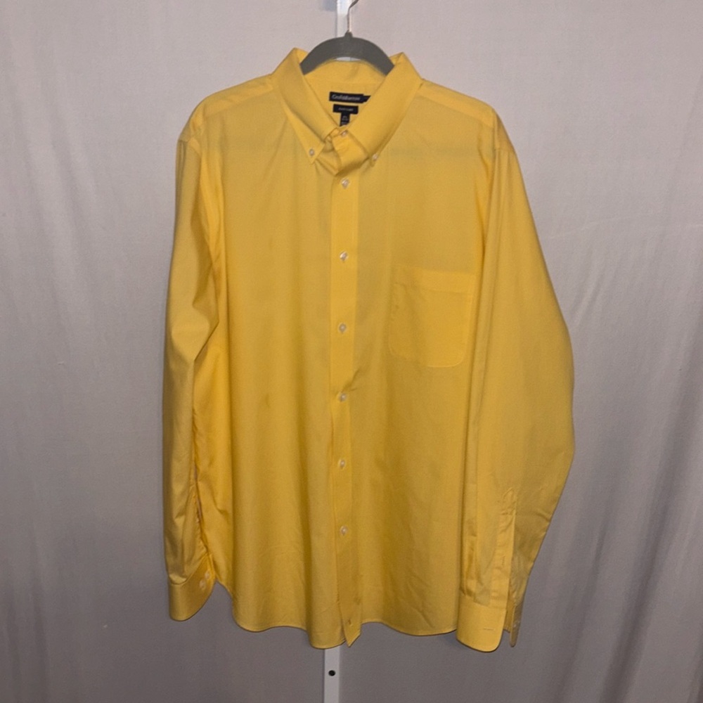 Croft & Barrow Easy Care Long Sleeve Button Down Dress Shirt 17 1/2, 36/37